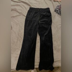 I am selling black flared pants in a size medium.
